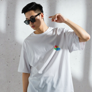 artsmonkey xx basic shirt white